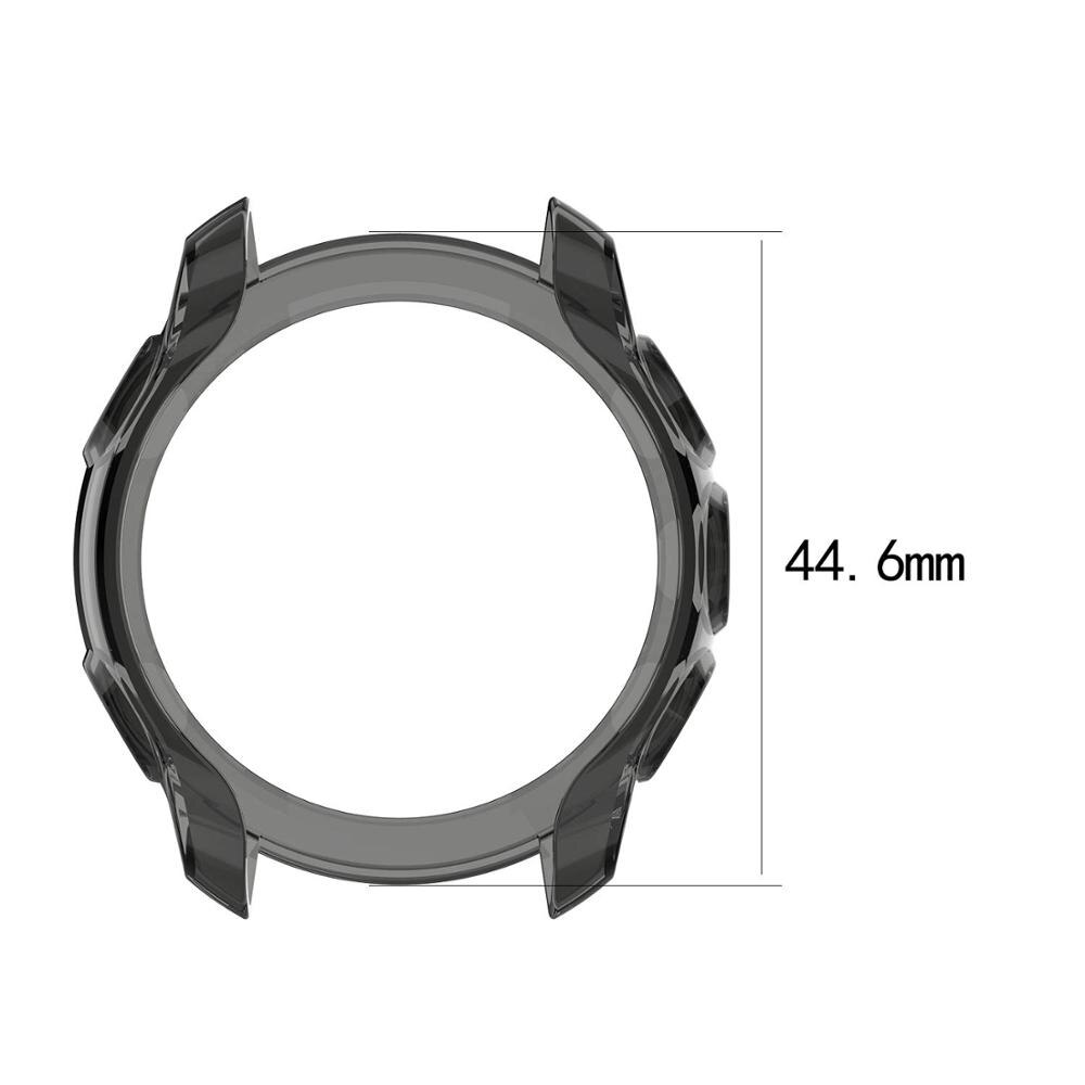 Funda protectora para reloj inteligente Garmin Forerunner 245 645, carcasa transparente de TPU para reloj inteligente