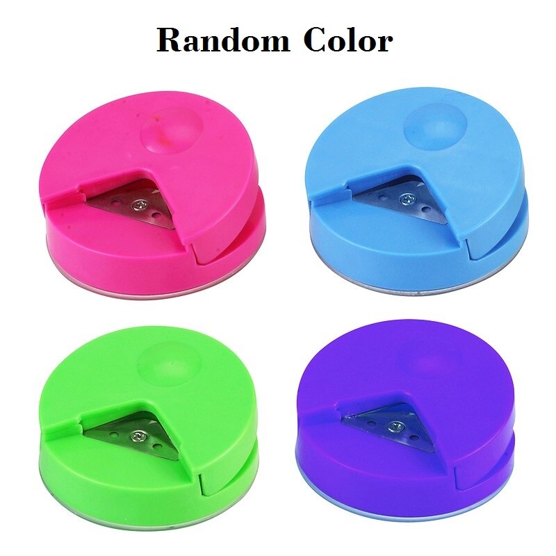 R4 Hoek Punch Voor Foto, Kaart, Papier; 4Mm Hoeksnijder Rounder Papier Punch; Willekeurige Kleur