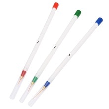 3 stks 1 set Nail DIY Borstels Nail Art Tekening Pen Witte Zachte Striping Liner Schilderen Streep Nail Art Penselen set Pen voor Manicure