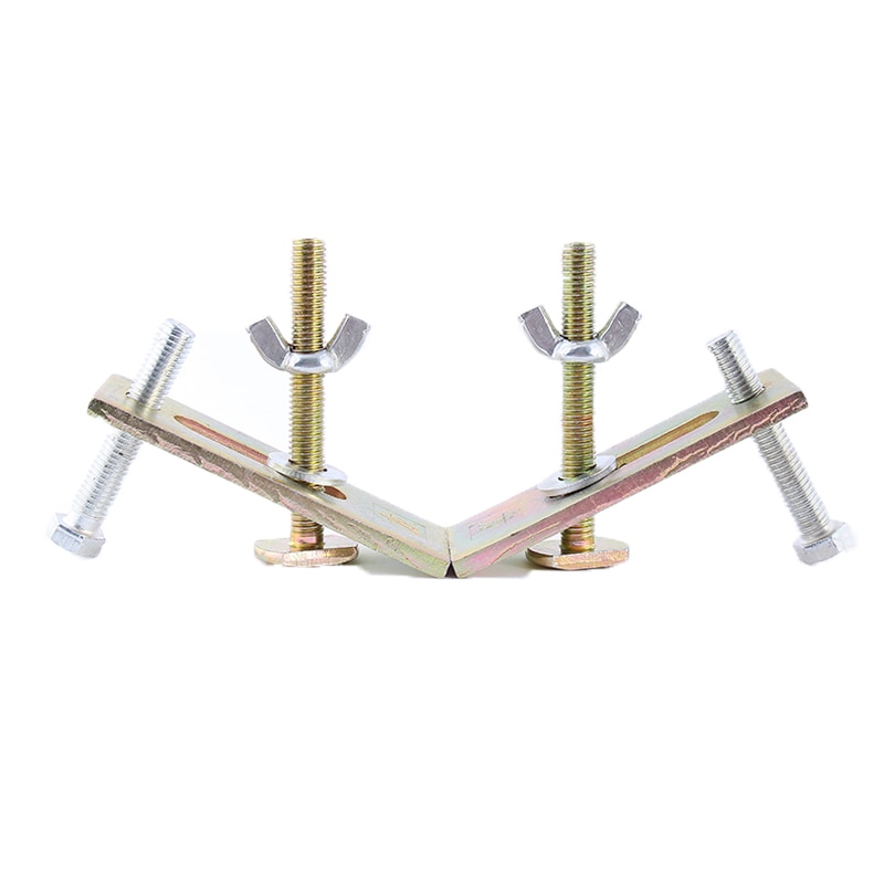 4 Sets 1 lot CNC Engraving Machine Fastening Plates Fixture Clamps Length 82MM for CNC engraving machine T-slot Working Table.