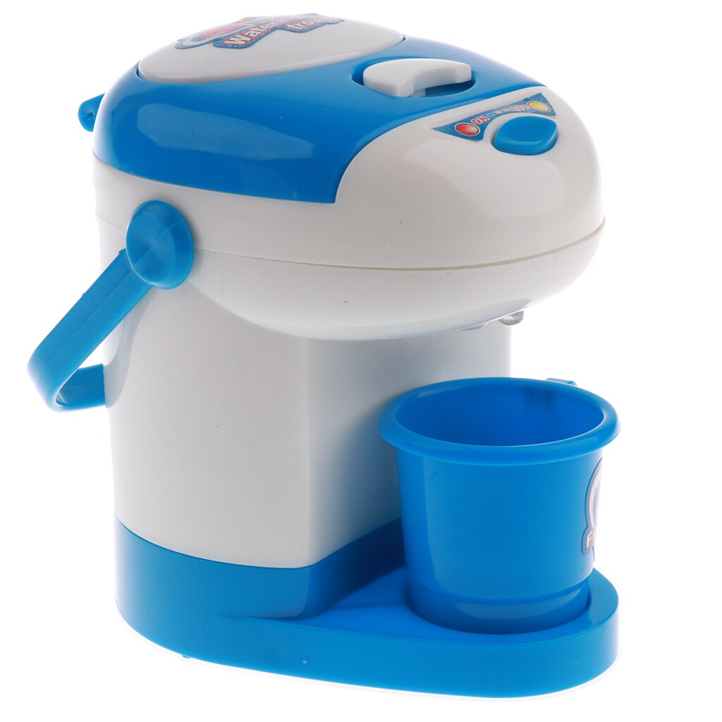 Di plastica di Simulazione Casa Distributore di Acqua Apparecchio per I Bambini Gioco di Ruolo Giocattoli-Blu