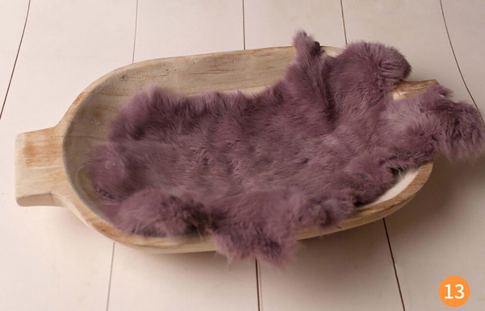 Birth Photo Shoot Background Blanket Rabbit Fur Baby Baby Girl Birth Photography Props Blanket Accessories: as picture 13