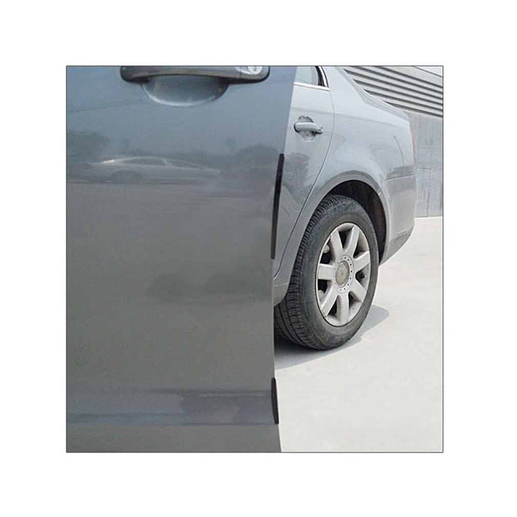 8pcs Car SUV Side Door Edge Protector Protective Strip Scrape Guard Bumper Guards Handle Cover Black White Transparent