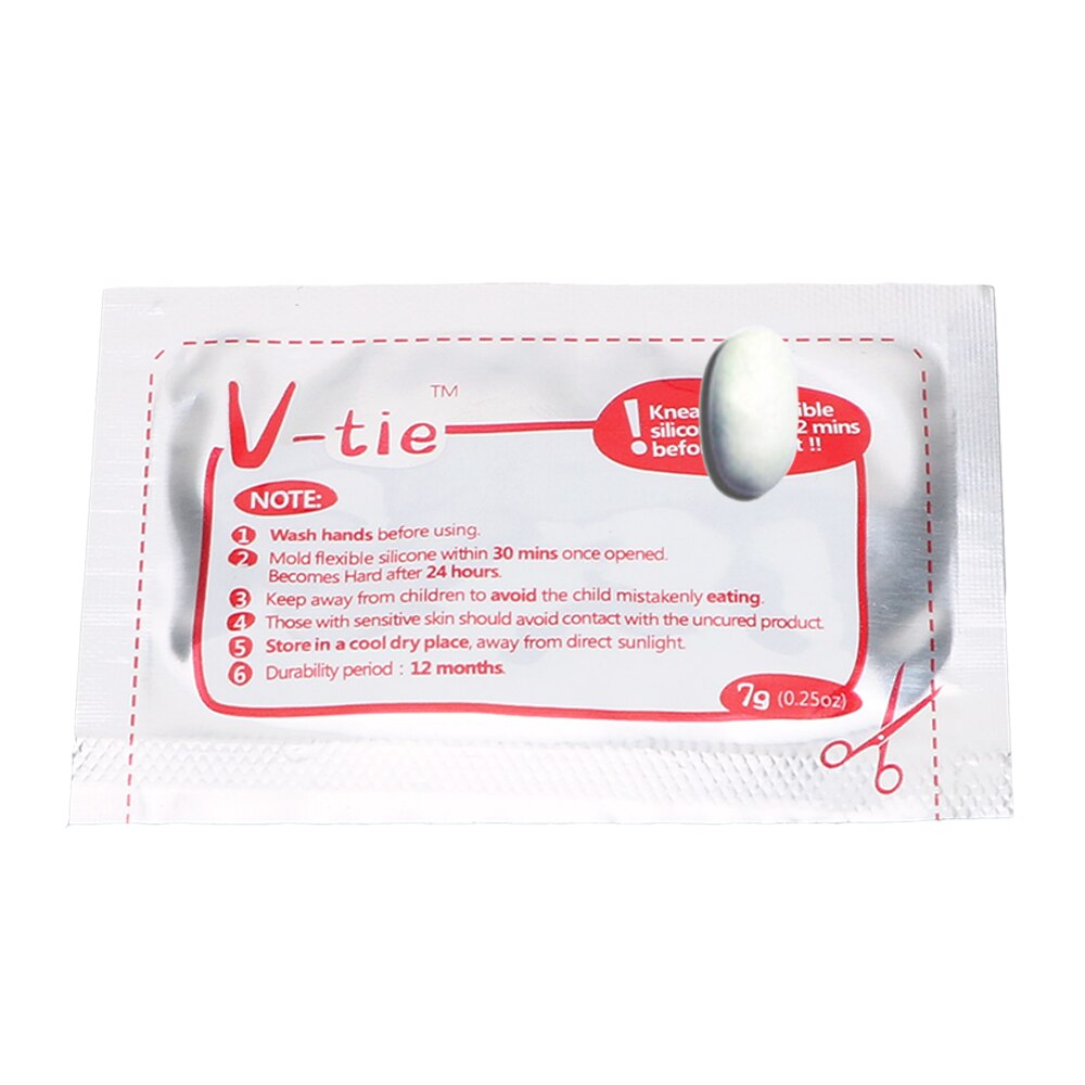 Stick Mud Moldable Glue Silicon Rubber DIY Kitchen Gadgets Self-setting Fix Cable Furniture Shoes Repair Tool Waterproof: white