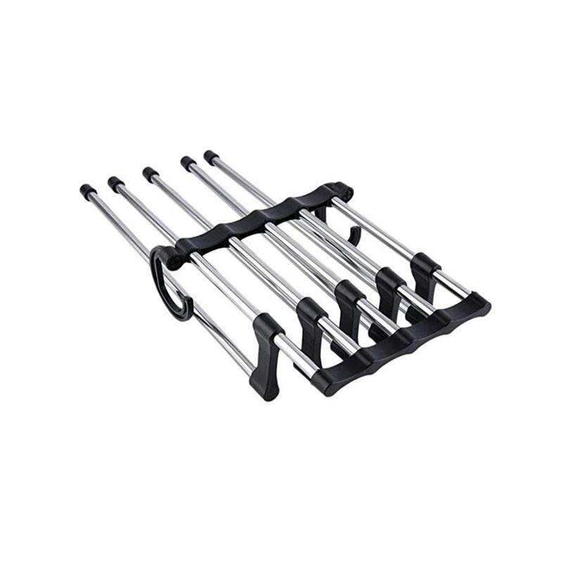 Multi Functional Pants Rack 5 In 1 Pant Rack Shelv... – Grandado