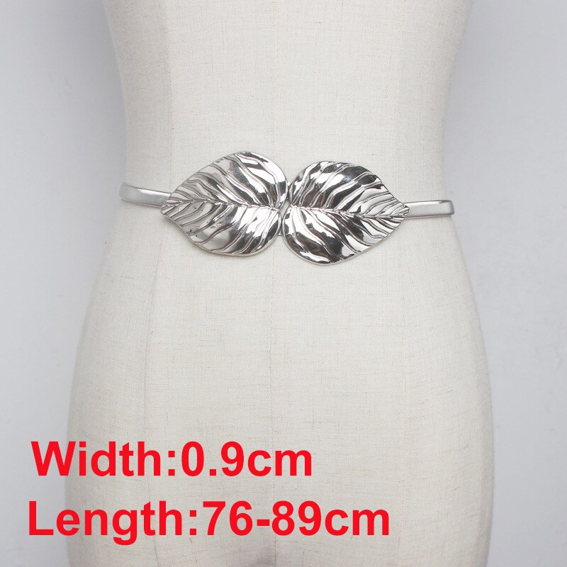 Cetiri Vrouwen Mode Metalen Heup Ketting Riem Elegante Goud Zilver Franjes Ring Taille Keten Kleding Riemen: Style 20