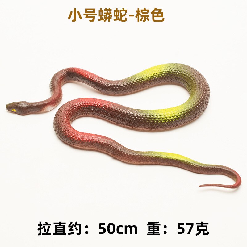 Spoof Speelgoed Simulatie Python Speelgoed Slang Zachte Rubber Lastig Eng Rubber Slang Reptiel Model Schieten Prop Kraam Prank Speelgoed