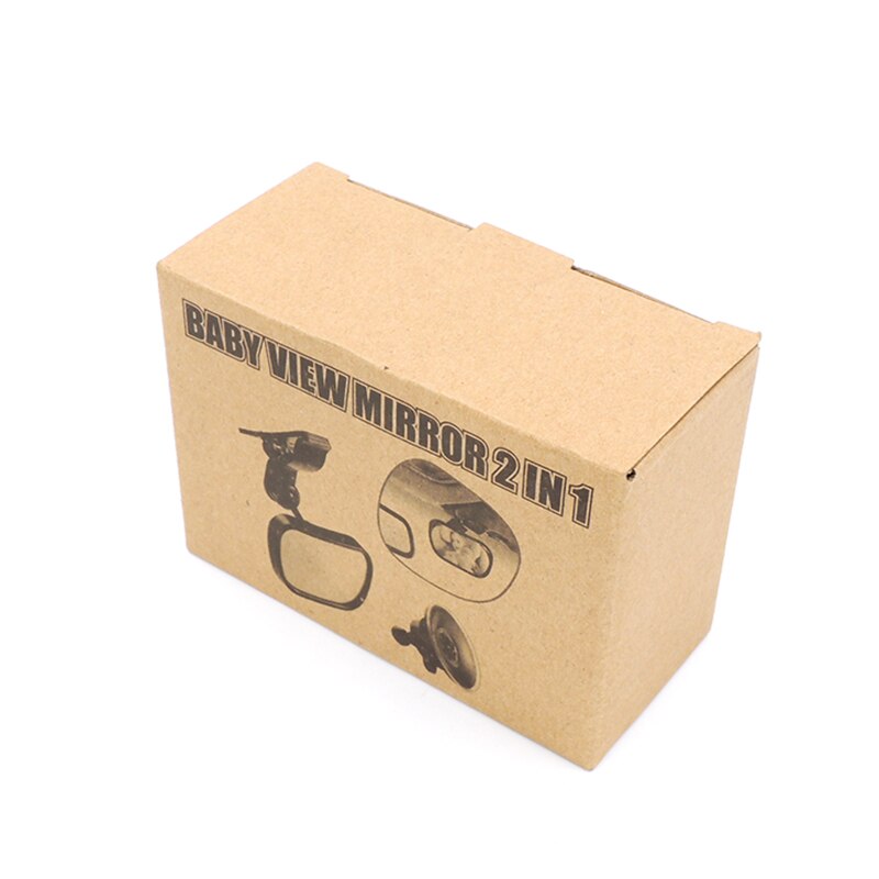 Topp mini säkerhetsbil baksäte baby spegel justerbar baby bakre konvex spegel universal bil baby barn monitor spegel