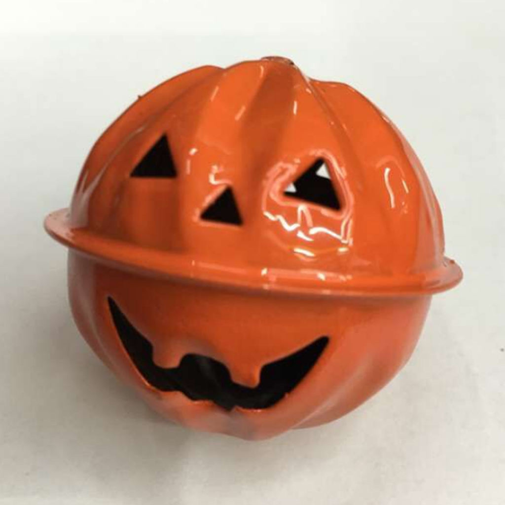 SET of 20 PUMPKIN HALLOWEEN DECORATIONS BELLS HANGING DECORATION