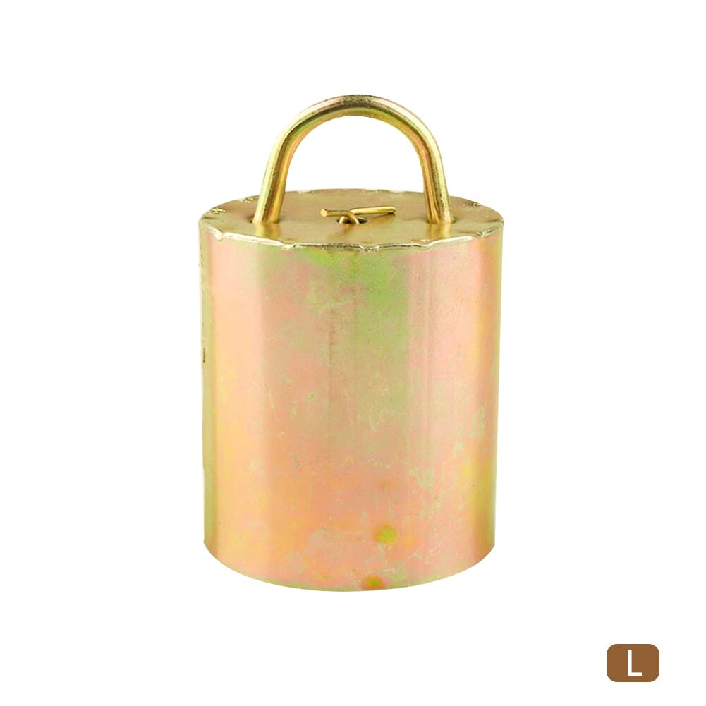Catle Sheep Grazing Bells Cow Horse Goat Anti Lost Metal Bell Anti Theft Louder Bell Livestock Equipment Farm Animal Supplies: L