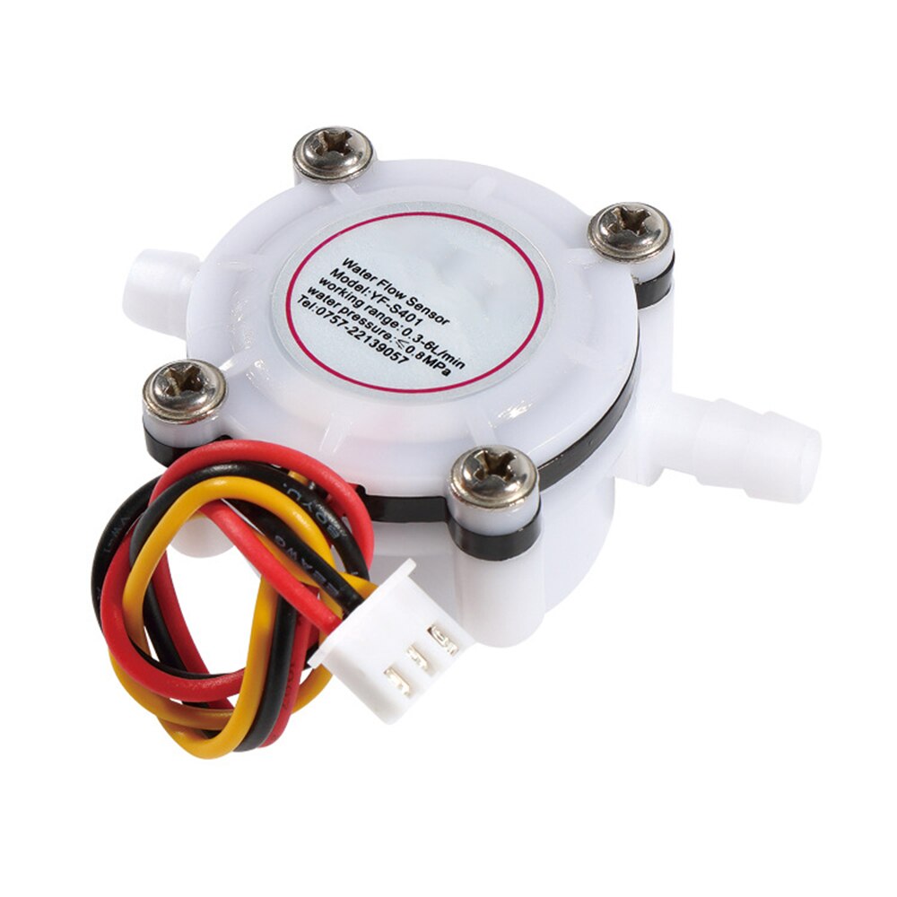 Meting Analyse-instrumenten 1/2 ''Water Flow Sensor 1-30L/Min Hall Flowmeter Temperatuursensor Arduino Turbine Meten