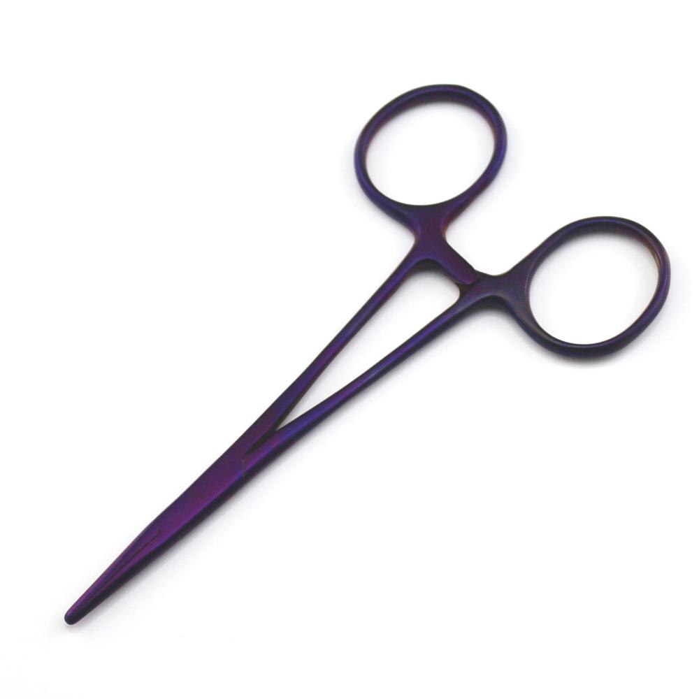 aseo Tesoura para mascotas perro tijeras de acero inoxidable tijeras de aseo para mascotas perro Groomings tijeras de herramientas para el cabello: Hemostatic forceps
