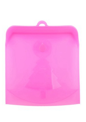 Reusable Silicone Food Bag Leakproof Storage Bag Food-grade Silicone Fresh Bag Containers Food Freezer Snack 500ml/1000ml/1500ml: Rose Red / 500ML