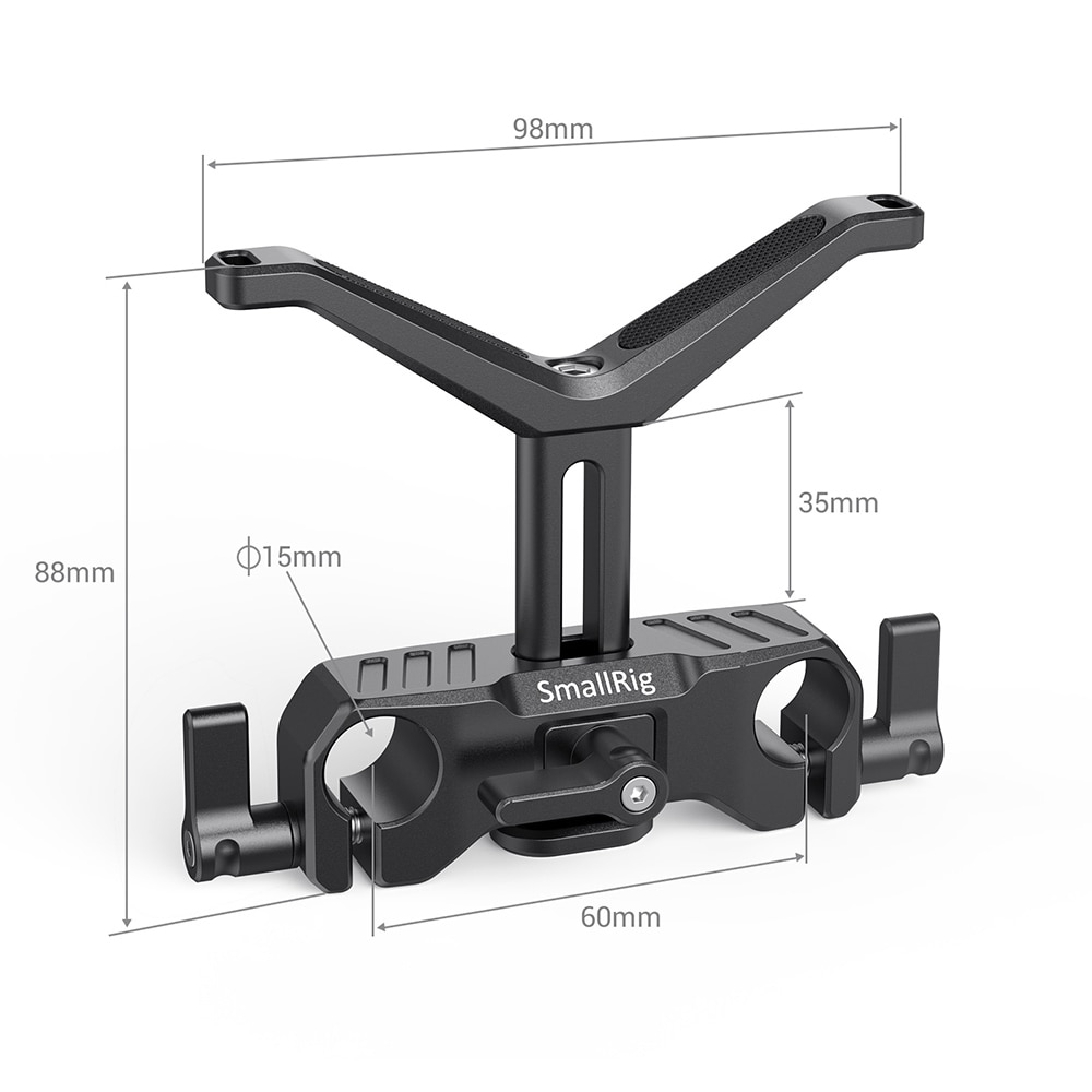 Smallrig 15 ミリメートルlwsユニバーサルレンズ一眼レフカメラリグ調整可能なレンズアダプタ 2680