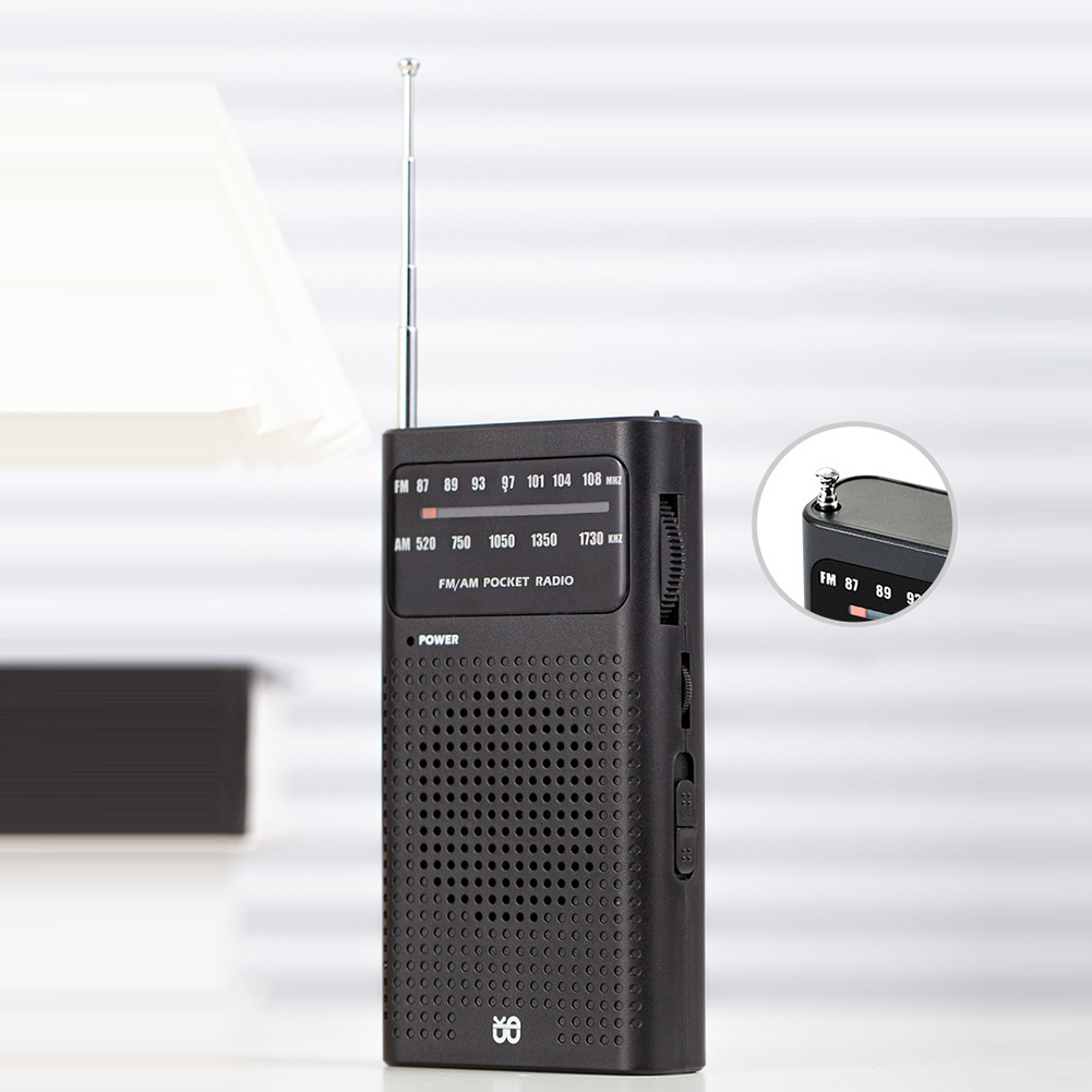 Radio AM FM de banda completa, dispositivo portátil con batería, puntero de , multifuncional, para caminar en casa y personas mayores