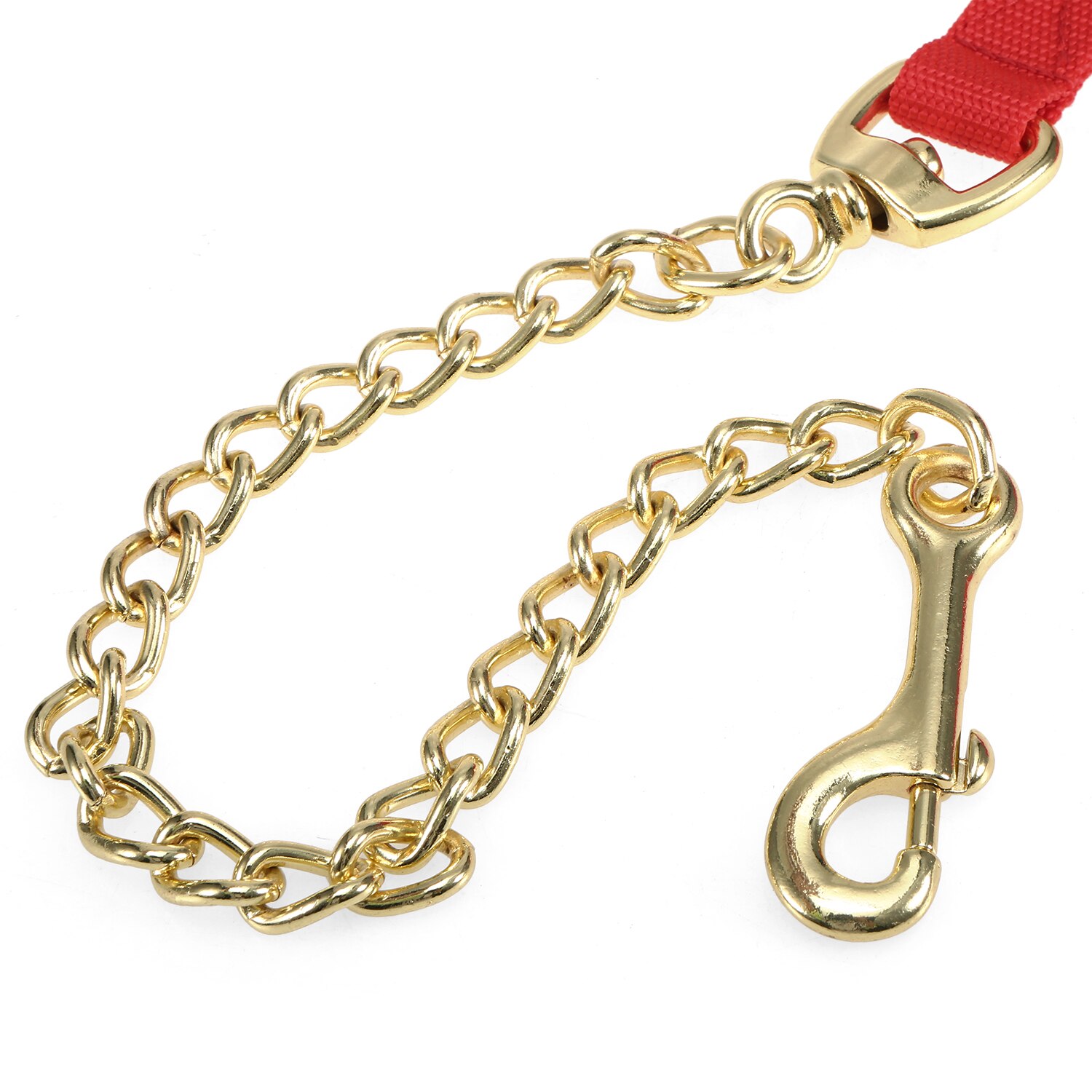 Correa de caballo de línea Lunge de 8,5 pies, Halter con cadena para adiestramiento de perros y mascotas, equipo de equitación de plomo