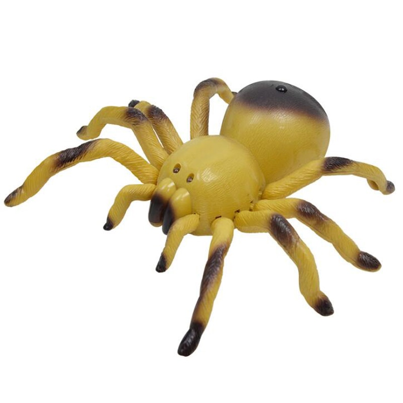 Infrared Remote Control Crawling Spider Toy Electric Walking Simulation Spider Spoof Electric Two-Way Remote Control Spider Toy