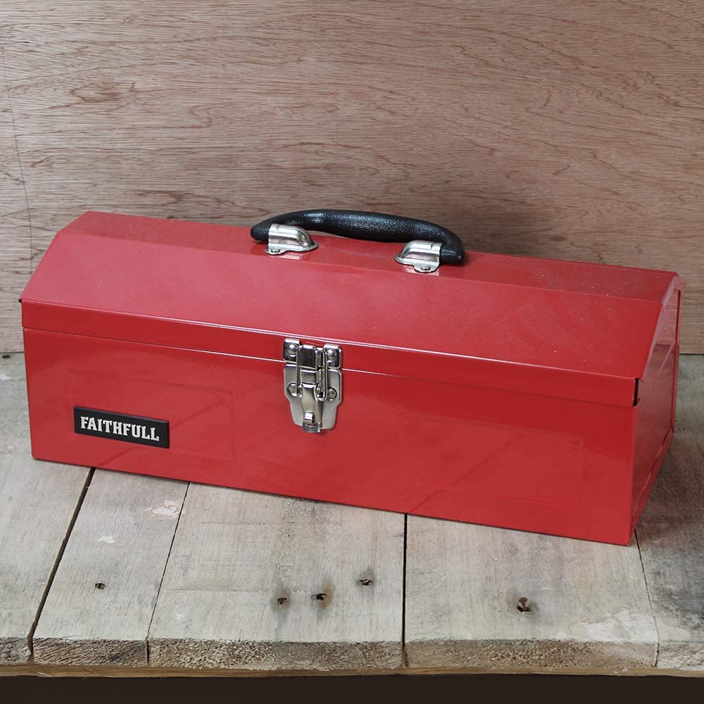 Metal Barn Tool Box 484 mm Protective Waterproof Shockproof Toolbox Sealed Tool Case Impact Resistant Suitcase With Sponge