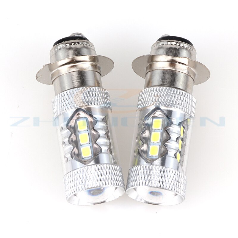 Ampoules de phares Super LED pour motos, 80W, pour YAMAHA ATV YFM350, Raptor Blaster 400, Banshee 450, 660, 700, 200, 350, 2 pièces