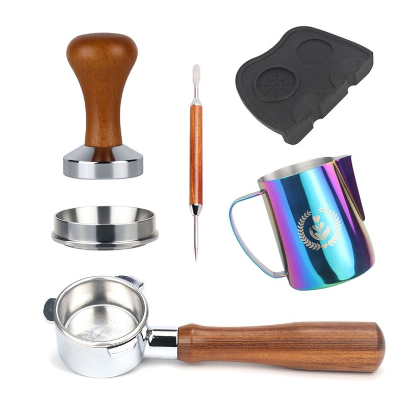 54mm Coffee Bottomless Portafilter for Breville 870/878/880 Filter Filter Coffee Tamper Espresso Coffee Sets