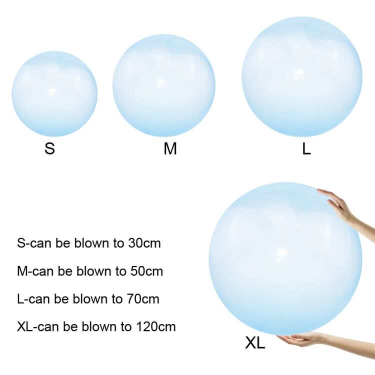 Children Outdoor Soft Air Water Filled Bubble Ball Blow Up Balloon Toy Fun Party Game Kids Amazing Bubble balls Inflatable Toys