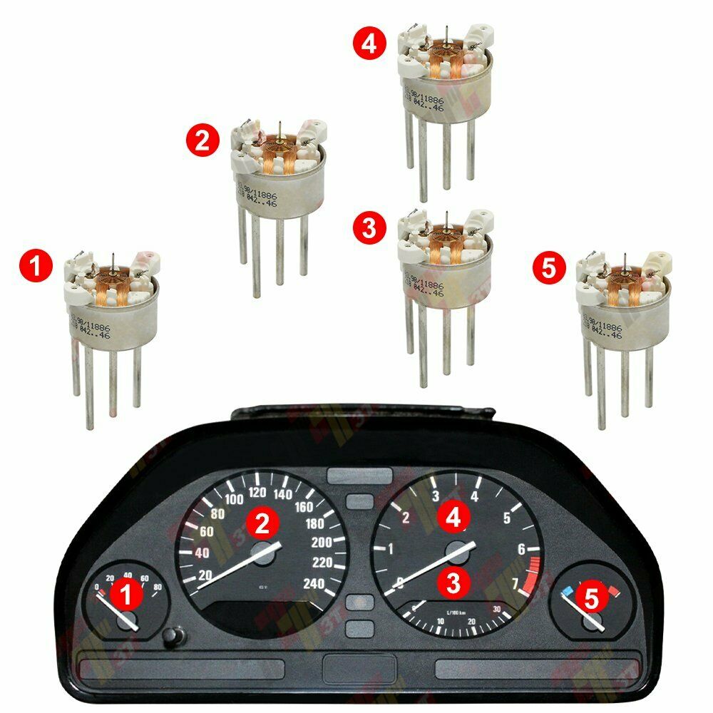 Stepper motor for BMW 5 Series 520i 525i E34 Instr... Grandado