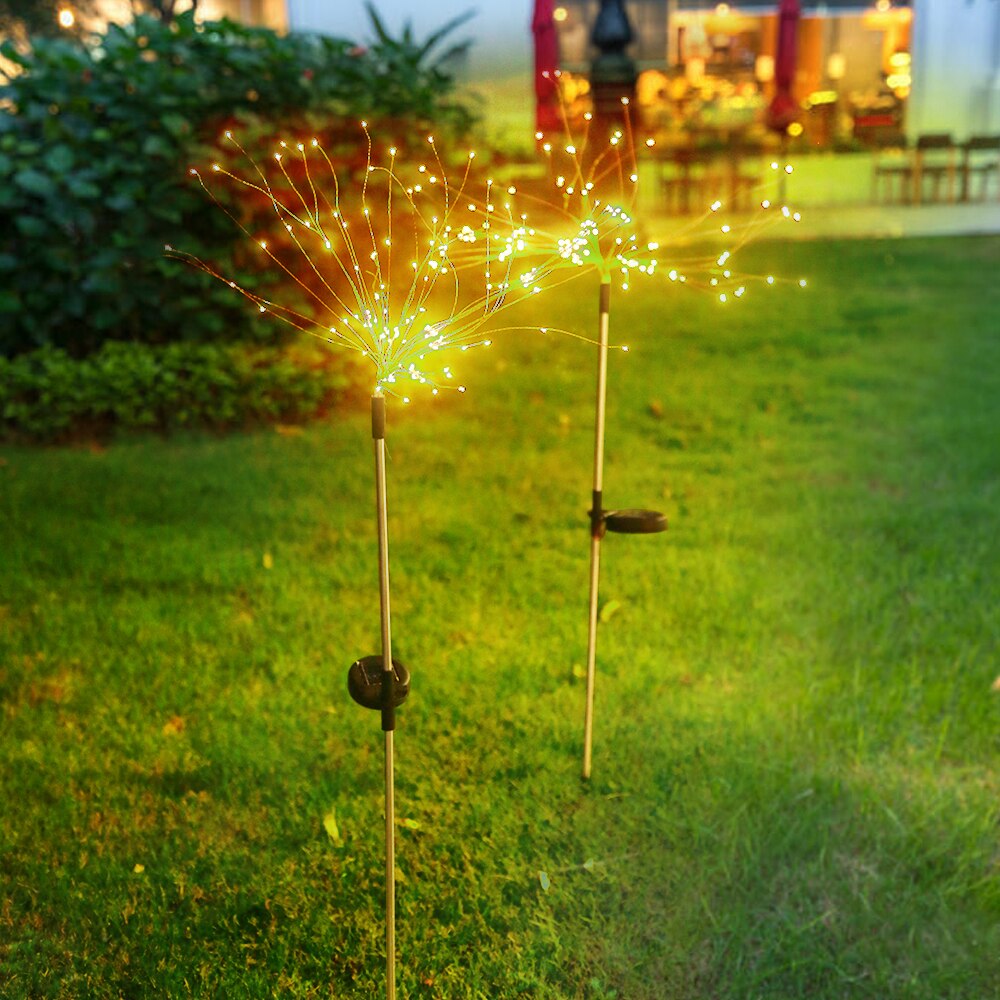 Solar Pendant Light Outdoor Indoor Hanging Solar Powered Shed Lights Waterproof Decoration Lamp for Barn Farm Garden Yard Patio: Warm White / 2pcs 90 LED