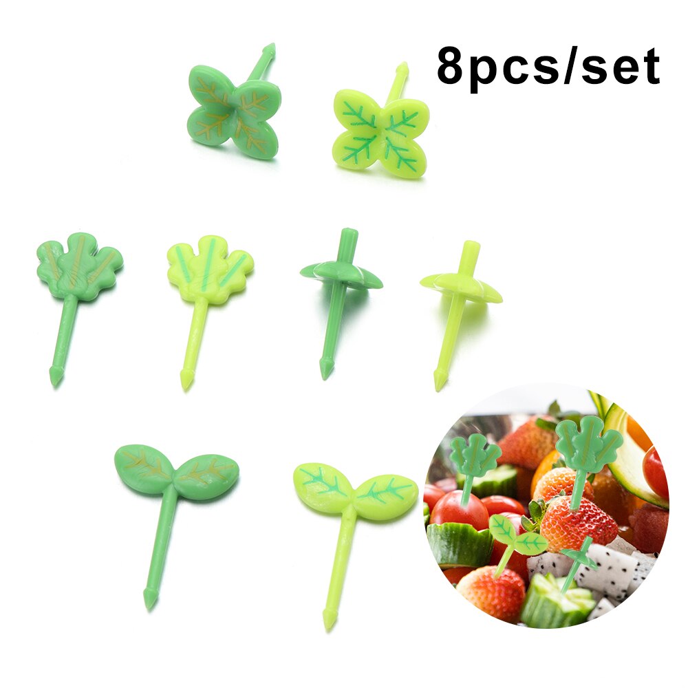 Unfuntly 30 Stuks Diervoer Fruit Picks Vorken Mini Cartoon