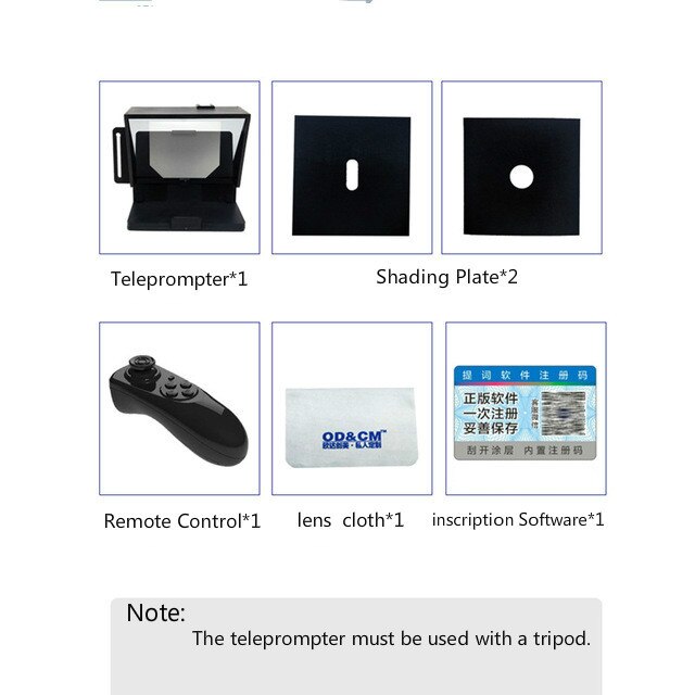 新ポータブルプロンプタースマートフォンでプロンプターリモコンニュースライブインタビュー音声携帯電話