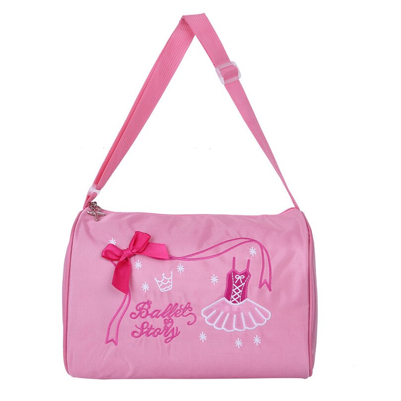 Bolso de Ballet Feeshow Ballerina, bolso de baile para niñas, bolso de hombro Adorable para bailarina de Ballet, bolsas de Ballet para actuación de Ballet para niñas: Pink