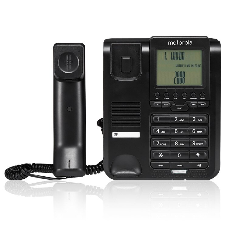 Business office home hotel two-line telephone three-way call fixed landline Business office home hotel two-line telephone three