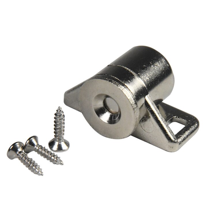 Puerta de aleación de Zinc Retro, Tope de cierre, herraje para armario, Herrajes para muebles, puerta de gabinete de impacto magnético duradera: Nickel