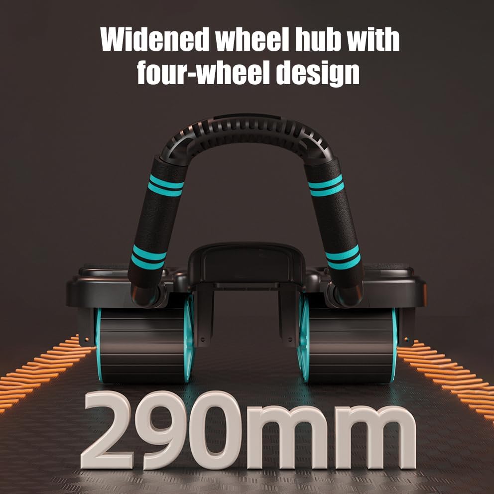 2025 rouleau de roue Ab avec Support de coude rebond automatique rouleau de roue abdominale quatre roues noyau entraînement roue abdominale