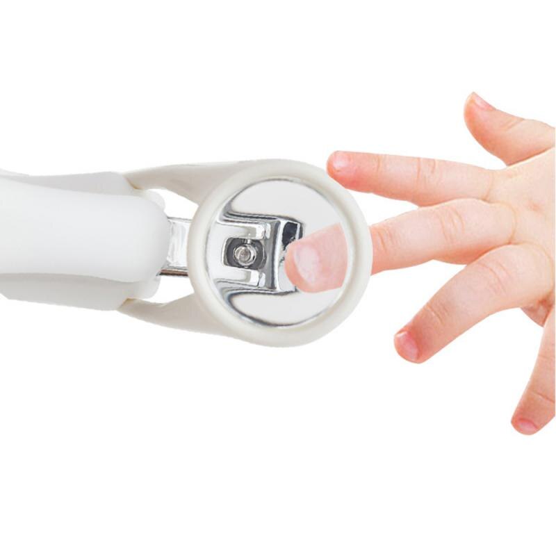 Coupe-ongles bébé Super Transparent Transparent loupe bébé coupe-ongles bébé outil de réparation des ongles Anti-pincement