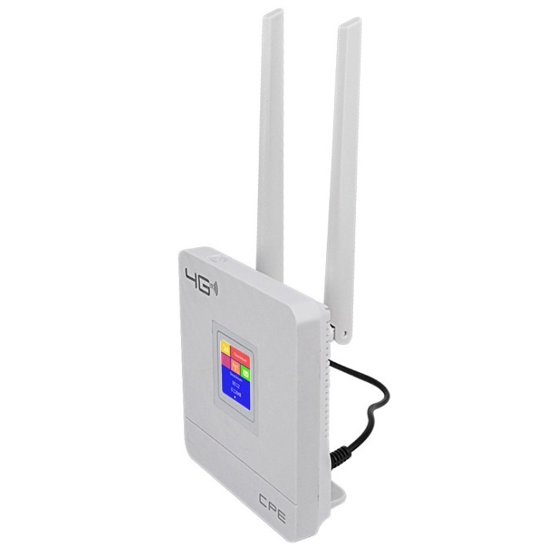 4G LTE WiFi Router - Portable Hotspot CPE903-1 - Dual External Antennas - SIM Card Slot - WAN/LAN Port