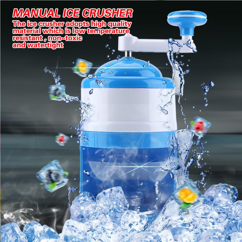Hand Ice Crusher Handkurbel Hand Ice Crusher Rasierer Schnee Kegel Smoothie Eis Block Die Maschine Ice Shaver Ice slush maker