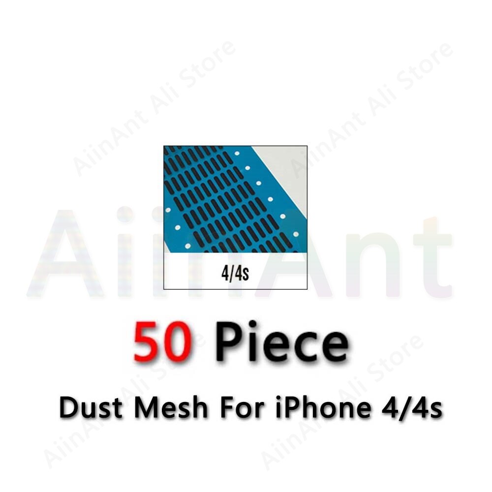 50 stück Für iPhone 6 5 5s 5c X Xs Max 5 6s LCD Bildschirm Anzeige Anti-Staub Gittergewebe Klebstoff Stecker Für iPhone 7 8 Plus Reparatur Teil