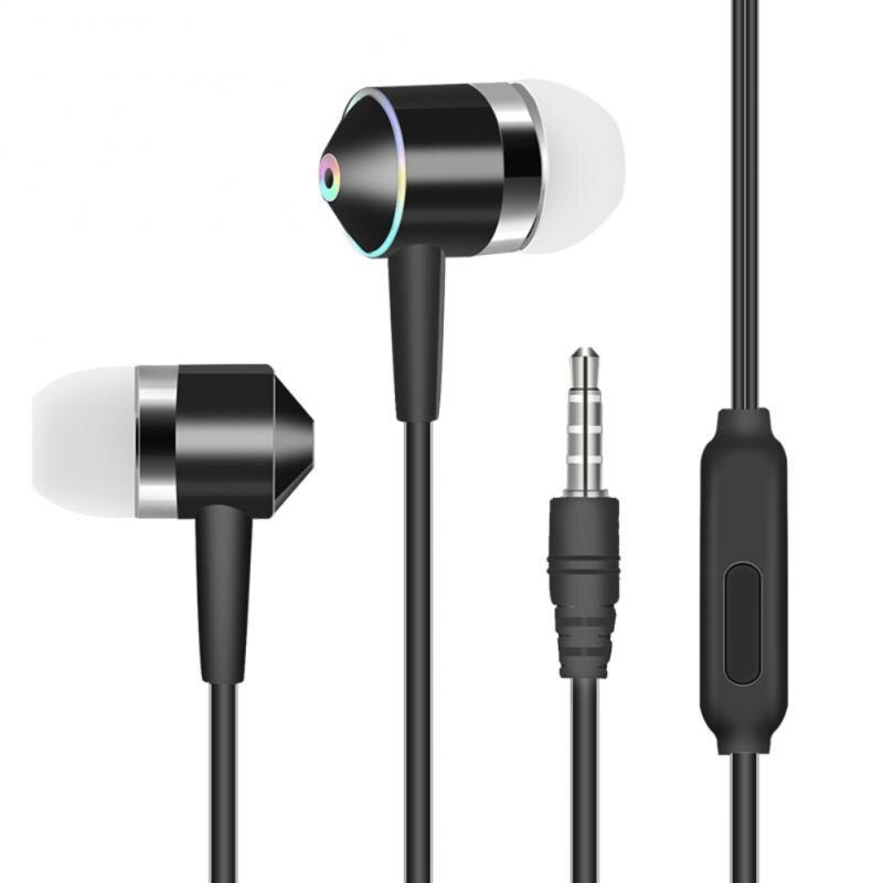 in-ohr praktisch Headset linie Kontrolle subwoofer mit weizen kopfhörer Universal- praktisch Headset zubehör