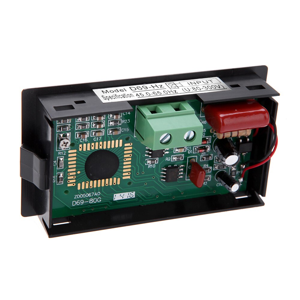45.0-65.0Hz Blue LCD Digital Frequency Panel Meter Gauge Cymometer