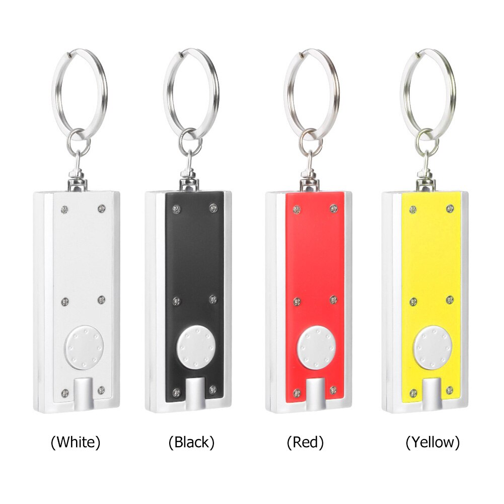 1pc mini lommelygte lampe åben dør lys camping led tetris nøglering bærbare udendørs elementer til camping