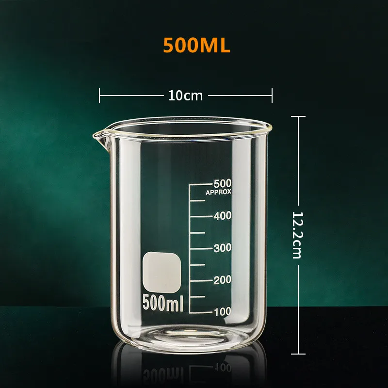50/100/150/250/500/1000 ml Glas Messbecher Klar GraduatCup Hitzebeständige Becher küche Backen Werkzeuge: plum