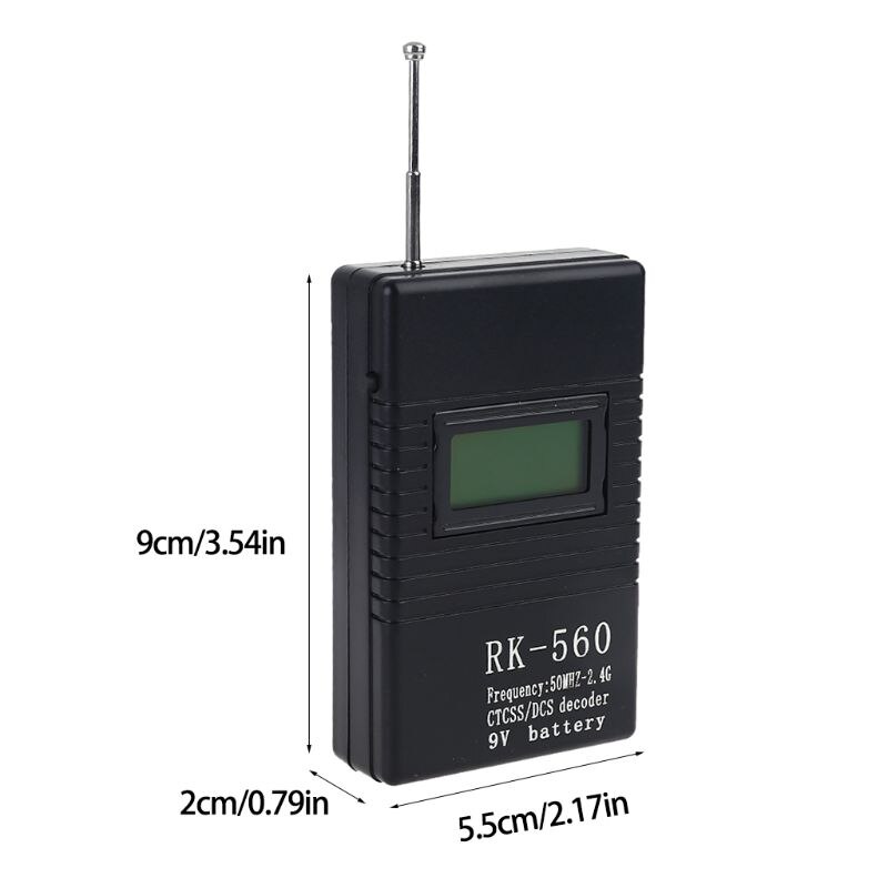 2021 novo rk560 portátil 50mhz-2.4ghz handheld contador de freqüência para rádio walkie talkie