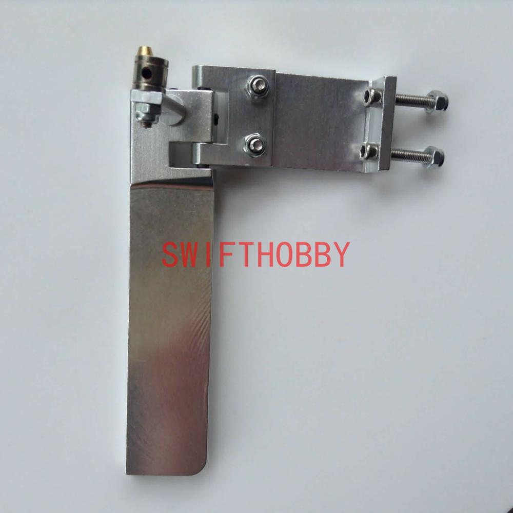 Gouvernail 95mm/jambe de force/jeu de câbles 4mm/aileron de virage/onglet de garniture pour bateau électrique nitro rc