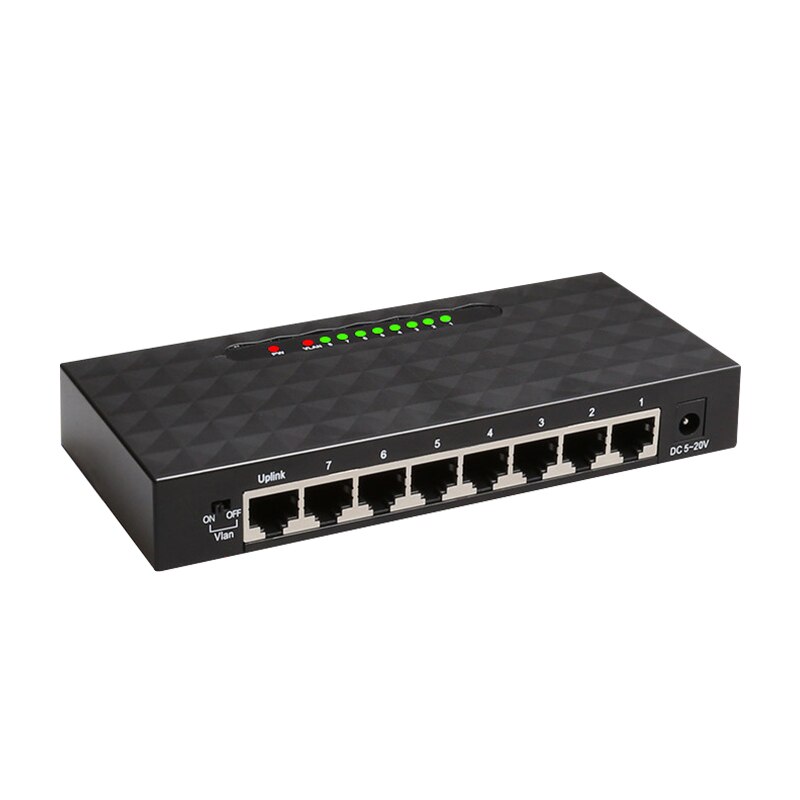 Netwerk 8 Port Gigabit Switch 10/100/1000Mbps Fast Ethernet Switcher Lan Hub Full/Half Duplex uitwisseling Ethernet Smart Switch Jxl