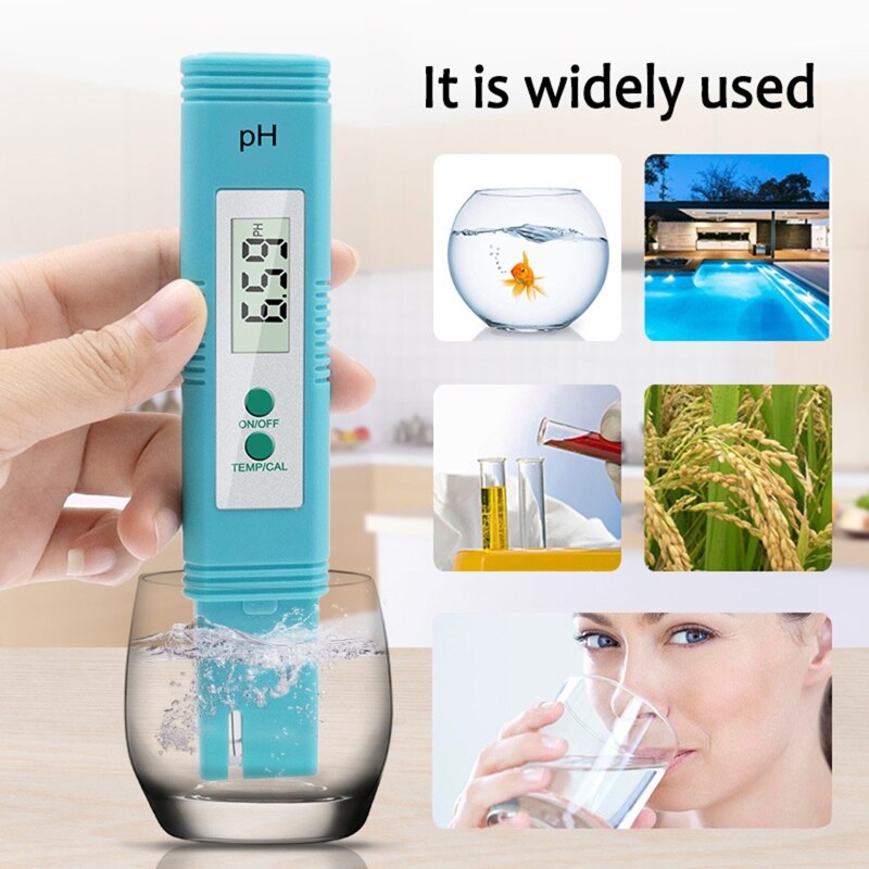 Numérique 0.0-14.0 PH mètre testeur de de l'eau 0.01PH précision pour poissons d'aquarium