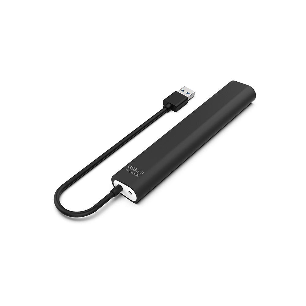 USB 3.0 Hub Muti Protection High Speed 7 Ports Splitter Expansion Charger with Independent Switch USB Hub For MacBook Laptop PC