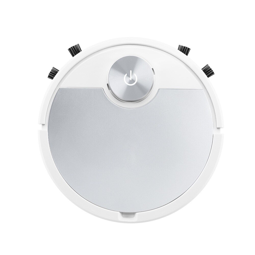 3000Pa Robot Stofzuiger Sweep En Natte Dweilen Power Zuigkracht Bluetooth App Controle Robot Stofzuiger Met 500Ml stof Tank: Silver