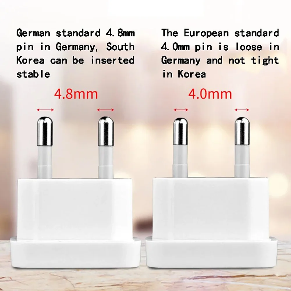 Europa Stekkeradapter VS naar Eurostekker Stekkerconverter Reizen Handig om te dragen Adapter KR Adapter Stopcontact