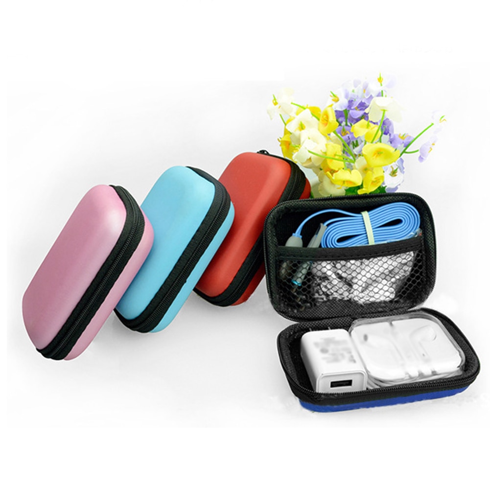 Monedero, Mini billeteras portátiles, viaje, Tarjeta electrónica SD, Cable USB para auriculares, cargador de teléfono, estuche de almacenamiento, bolsa de