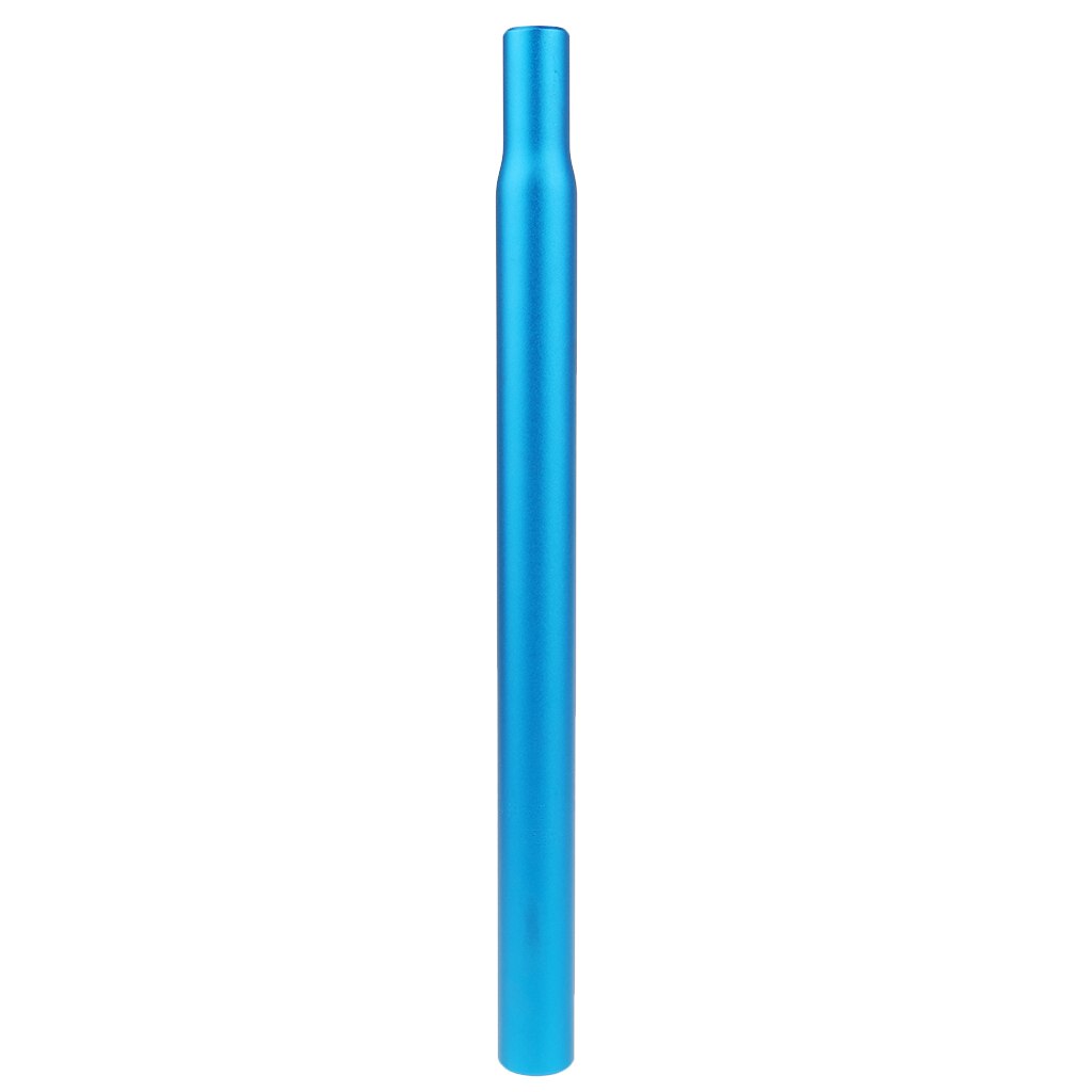 Tija de sillín ligera para bicicletas de montaña, tija de sillín recta: Blue
